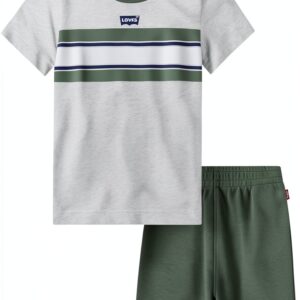 Levis Boys Short Sets 2 Piece Cotton Casual Outfit-0
