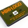 Mini Logo Skateboard Riser Pads Black Plastic Military-0