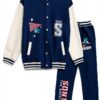 Bentex Sonic The Hedgehog Boys Jacket Pants Set Blue-0