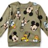 Disney Mickey Mouse Boys Sweatshirt Pants Set Cozy Playwear-1