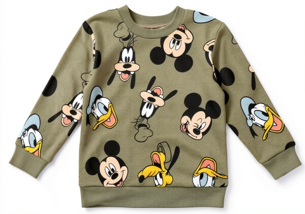 Disney Mickey Mouse Boys Sweatshirt Pants Set Cozy Playwear-1