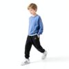 Boys Cotton Blend Hoodie Set BPS063 3D Print Athletic Wear-3