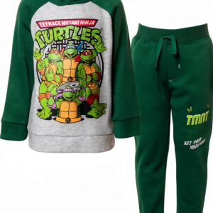 Teenage Mutant Ninja Turtles Boys Hoodie Pants Set Cozy-0