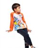 Bluey Bingo Boys Long Sleeve Shirt Pants Set Toddler Outfit-4