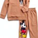 Disney Mickey Mouse Toddler Boys Sweatshirt Pants Set Cozy-0