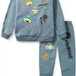 Teenage Mutant Ninja Turtles Boys Sweatshirt Pants Set Green-0