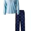 Messi Boys Fleece Two Piece Set Long Sleeve Comfort Fit-4