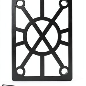 H Block Skateboard Risers Hard Plastic Angled Design-0