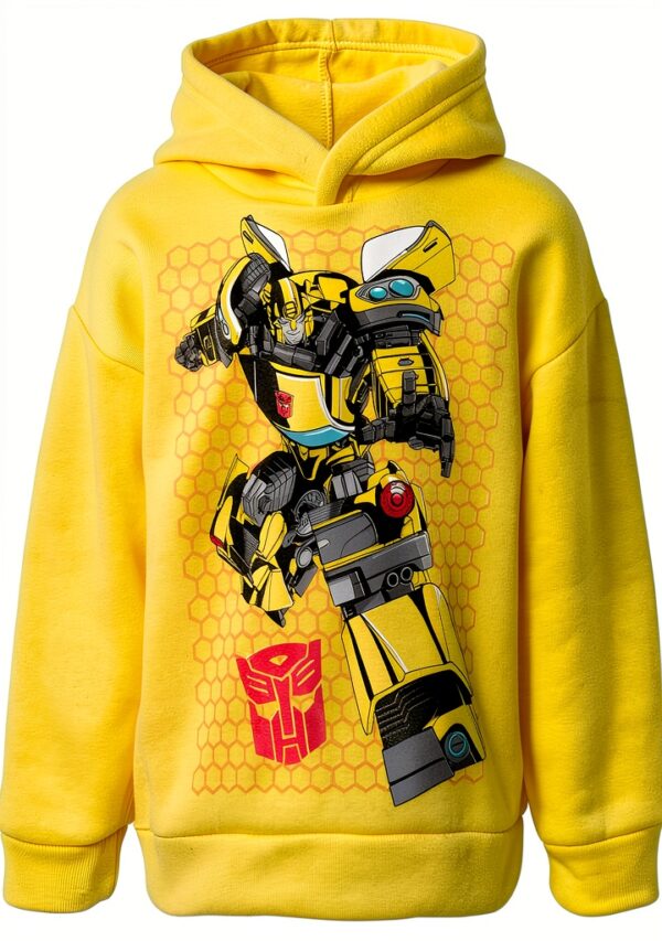 Transformers Boys Hooded Sweatshirt Pants Set Soft Comfy-2
