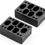 PATIKIL Skateboard Riser Pads Black PP Shock Absorption-0