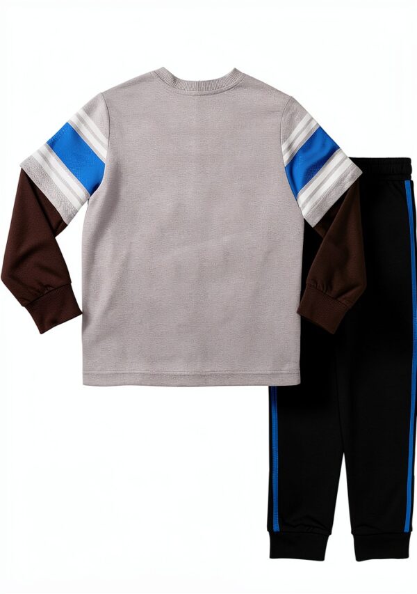 Super Mario Kids Outfit 2-Piece Set Long Sleeve Jogger Pants-1