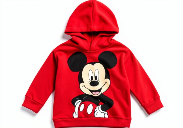 Disney Mickey Mouse Boys Hooded Sweatshirt Pants Set Cozy-1
