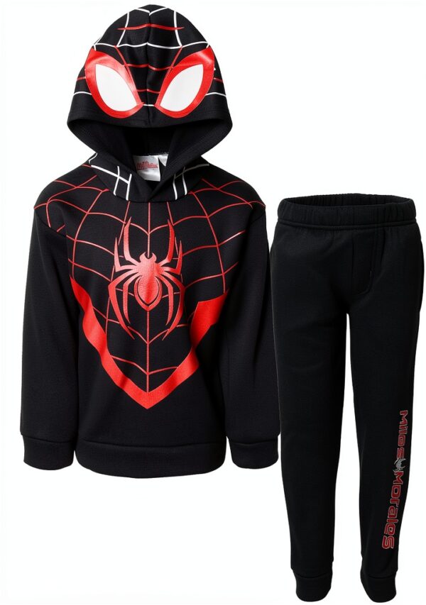 Marvel Boys Hooded Sweatshirt Pants Set Soft Comfy Playwear-0