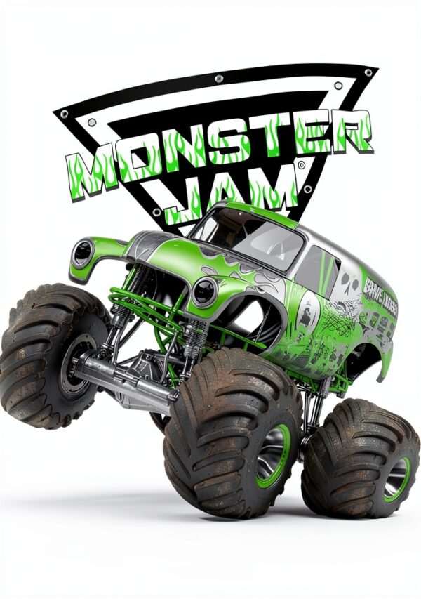 Monster Jam Boys Hooded Sweatshirt Pants Set Gray Light Gray-2