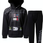 Star Wars Boys Hooded Sweatshirt Pants Set Cozy Licensed-0