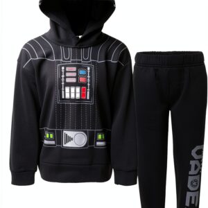 Star Wars Boys Hooded Sweatshirt Pants Set Cozy Licensed-0