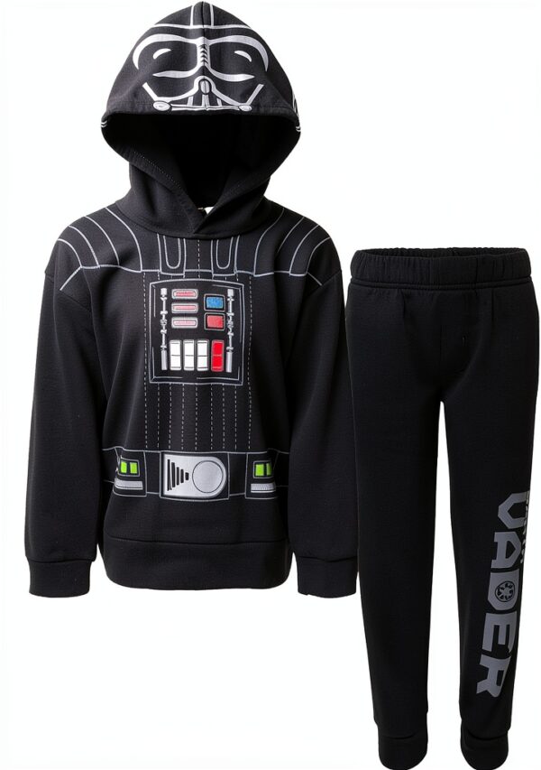 Star Wars Boys Hooded Sweatshirt Pants Set Cozy Licensed-0
