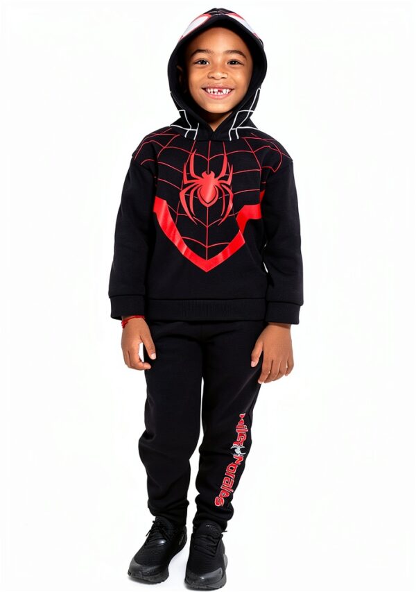 Marvel Boys Hooded Sweatshirt Pants Set Soft Comfy Playwear-1