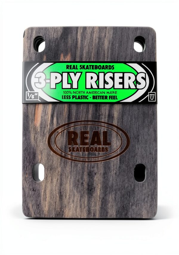 Real Skateboard Risers 3-Ply Maple Venture Truck Fit-0