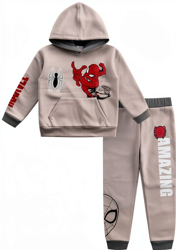 Marvel Spider-Man Boys Hoodie Pants Set Toddlers Big Kids