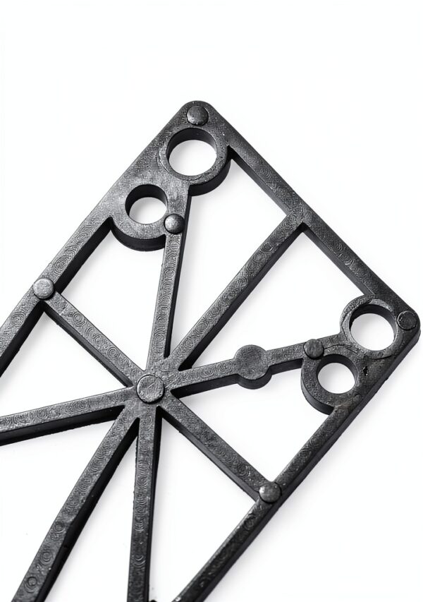 PATIKIL Skateboard Riser Pads PP Material Shock Absorption-3