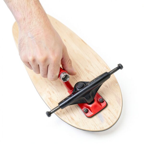 PATIKIL Skateboard Riser Pads Black PP Shock Absorption-4