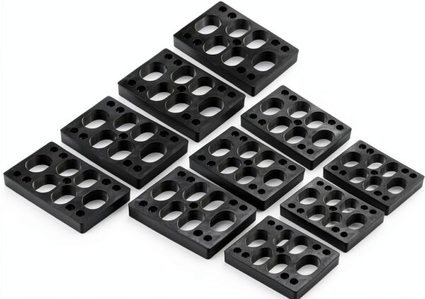 PATIKIL Skateboard Risers PP Shock Pads 10 Pcs Set-0