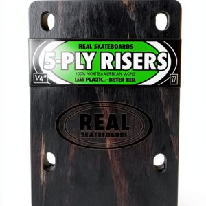 Real Skateboards 14 Riser Pads Maple Wood Venture Trucks-0