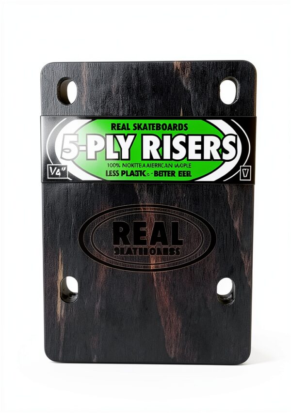 Real Skateboards 14 Riser Pads Maple Wood Venture Trucks-0