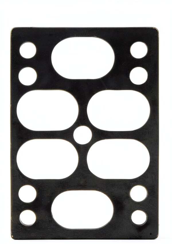PATIKIL Skateboard Riser Pads Black PP Shock Absorption-2