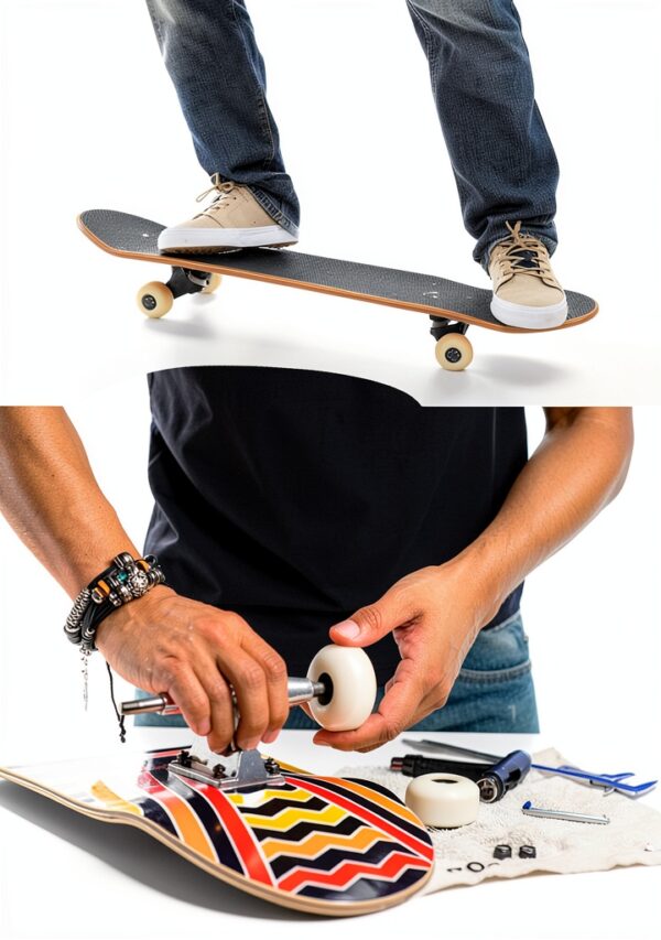 PATIKIL Skateboard Riser Pads Rubber Shock Absorbers Unisex-4