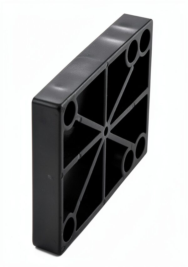 H Block Skateboard Riser Pads Plastic 6 Hole Design-2