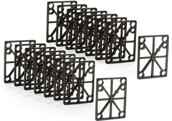 PATIKIL Skateboard Riser Pads PP Material Shock Absorption-0