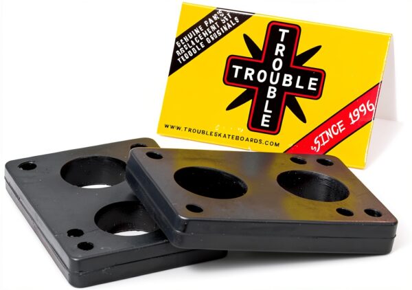 Skateboard Risers Rubber Pads Trouble Shock Absorbing-2