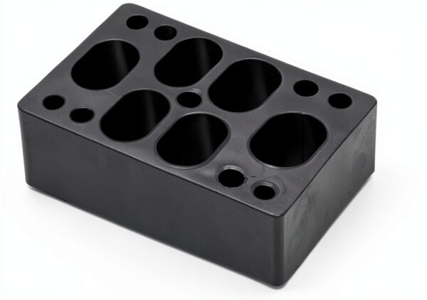 PATIKIL Skateboard Riser Pads Black PP Shock Absorption-1