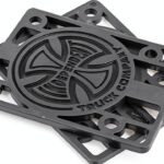 Independent Skateboard Riser Pads Black Plastic 1/8 Inch-0