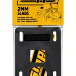 Slappy Slabs 2mm Low Risers Skateboard Plastic Youth Black-0