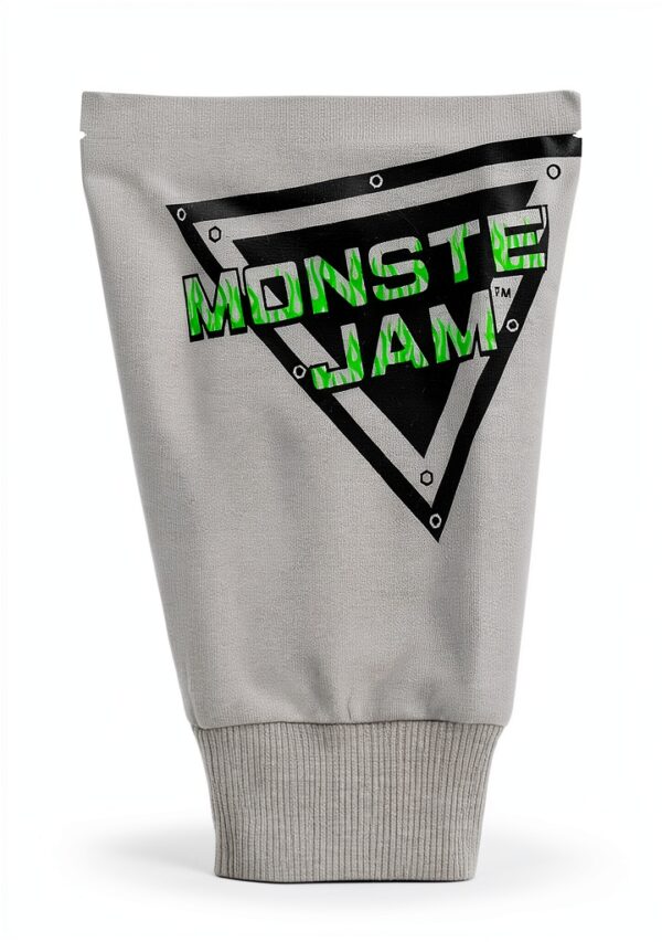 Monster Jam Boys Hooded Sweatshirt Pants Set Gray Light Gray-4
