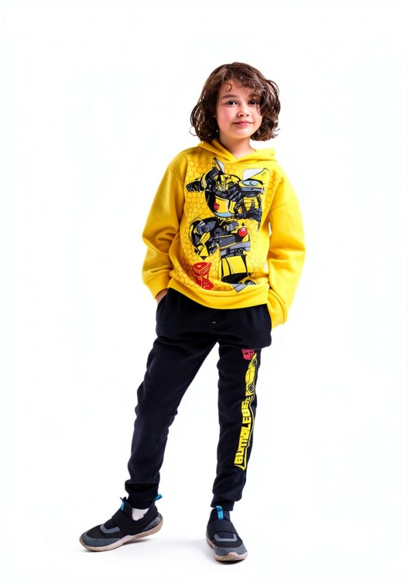 Transformers Boys Hooded Sweatshirt Pants Set Soft Comfy-1