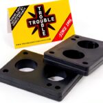 Skateboard Risers Rubber Pads Trouble Shock Absorbing-0