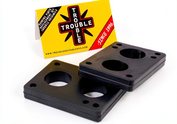 Skateboard Risers Rubber Pads Trouble Shock Absorbing-0