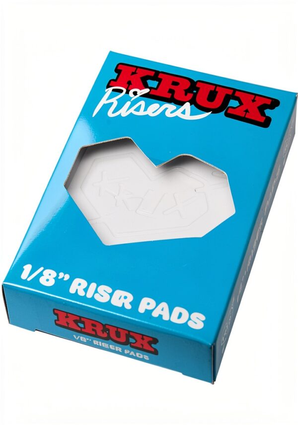 KRUX Skateboard Riser Pads Durable White Performance Trucks-0