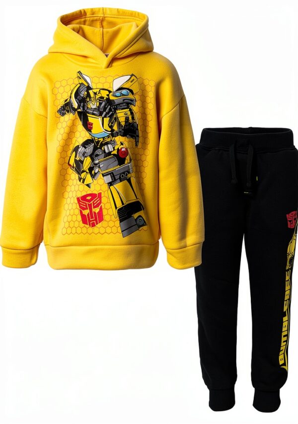 Transformers Boys Hooded Sweatshirt Pants Set Soft Comfy-0