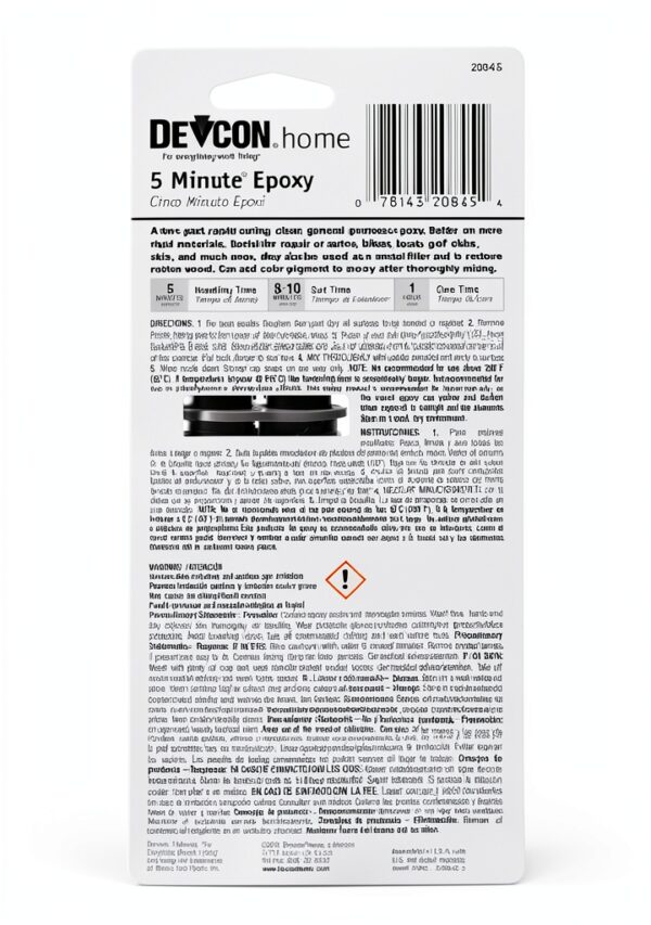 ITW Devcon 20845 High Strength Epoxy Anchoring Adhesive, 1-Pack-1